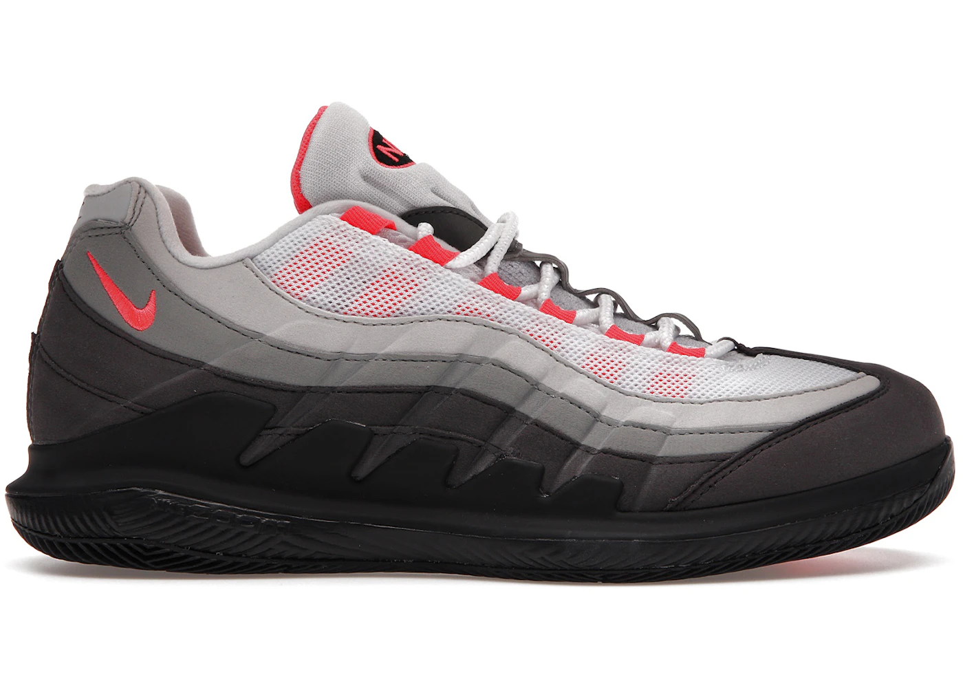 Sale Nike Nike Air Max 95 Grey Solar Red Nike Air Max 95 By You White/