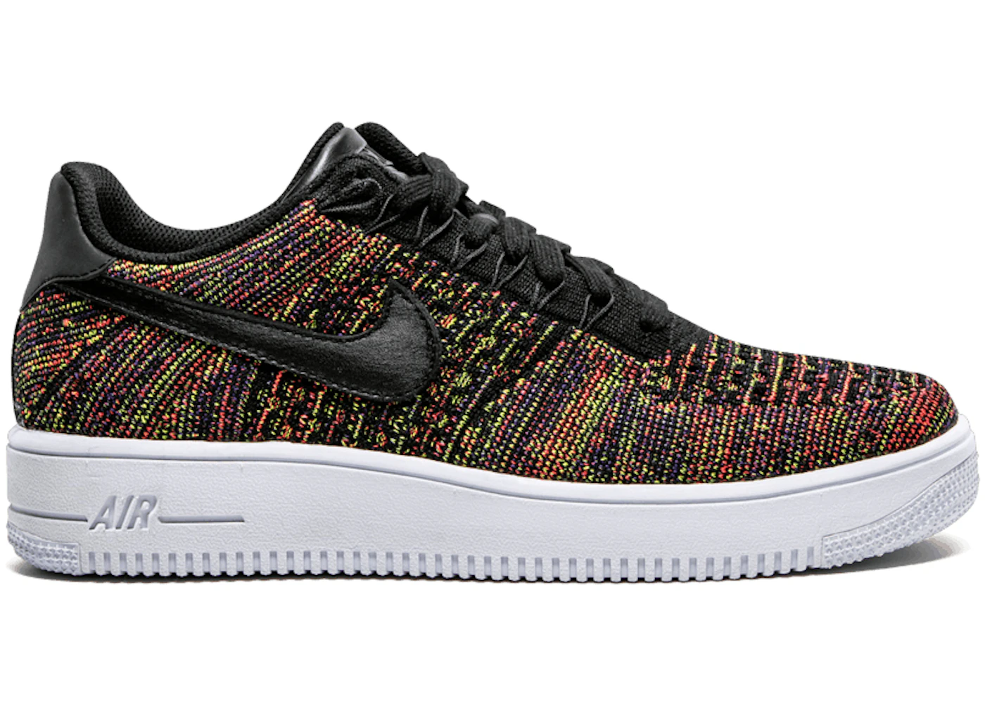 NikeLab Air Force 1 Low Flyknit Black Multicolor Men's - 826577-001 - US