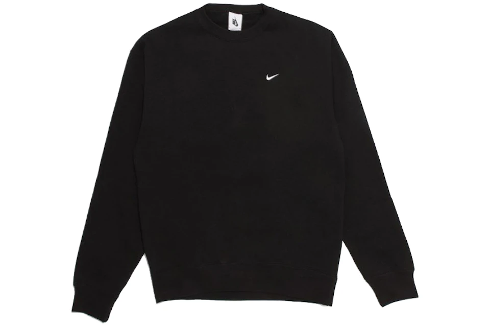 NikeLab Fleece Crew Black/White