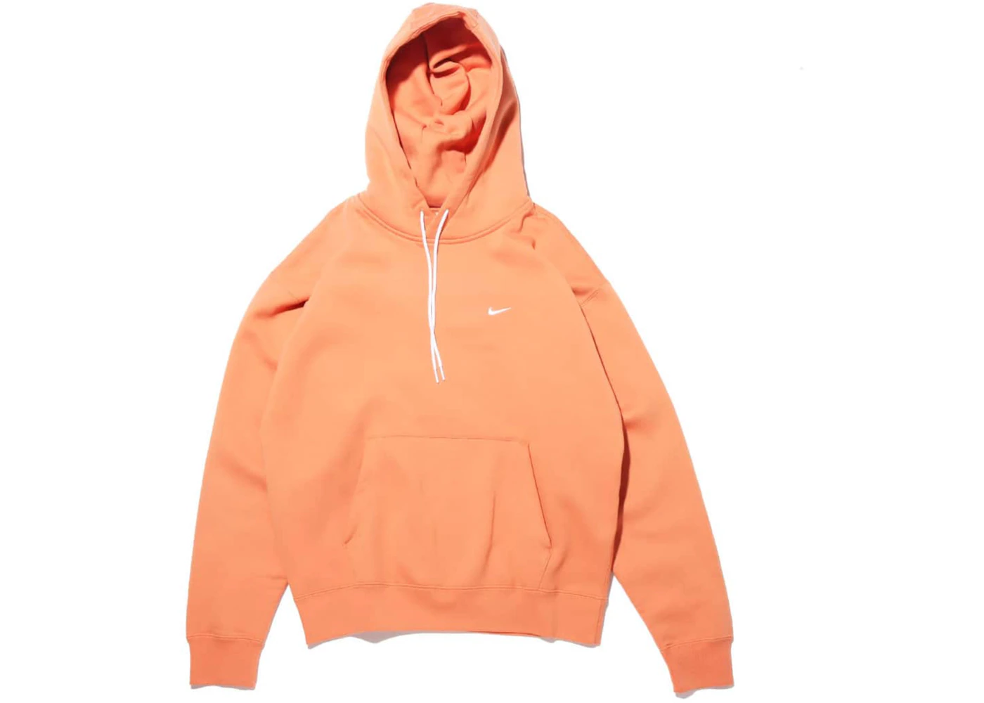 NikeLab Solo Swoosh Fleece Hoodie (Asia Sizing) Healing Orange Men's - FW21 - US