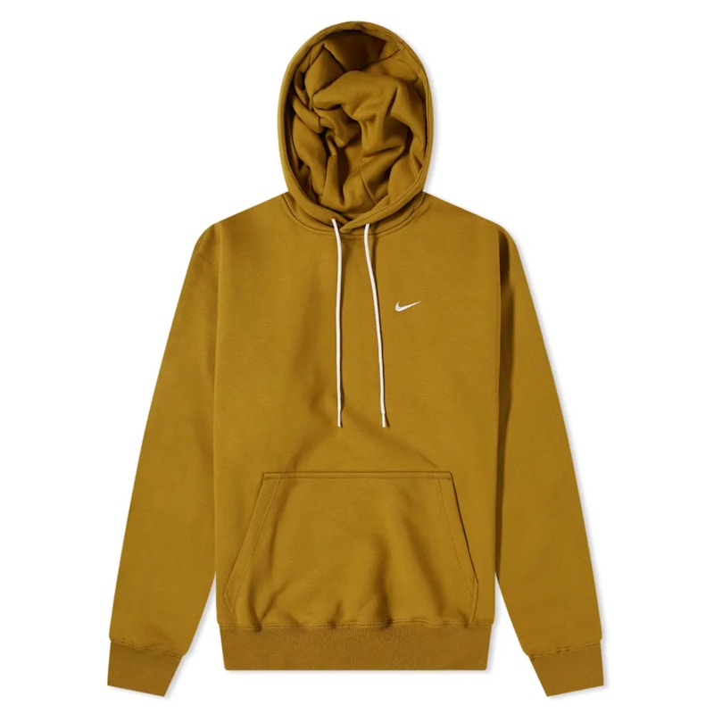 NikeLab Solo Swoosh Fleece Hoodie Desert Moss