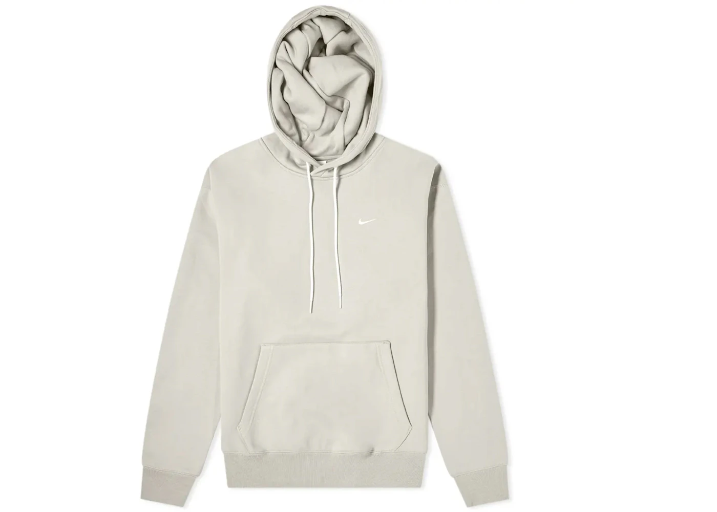 NikeLab Solo Swoosh Fleece Hoodie Light Bone Men's - FW21 - US