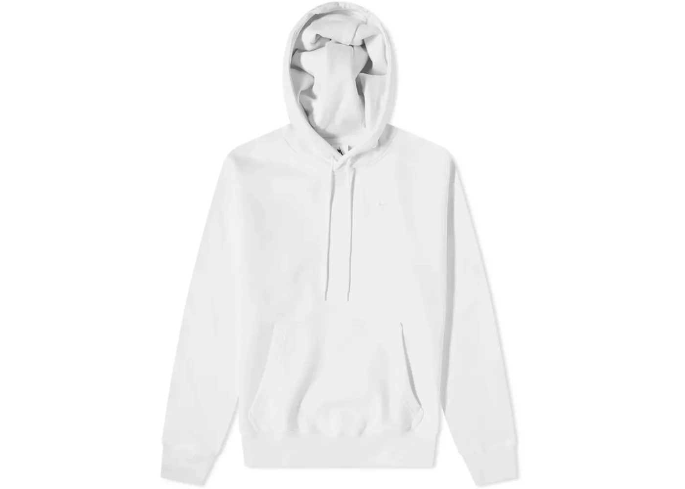 NikeLab Solo Swoosh Fleece Hoodie Summit White Men's - FW21 - US
