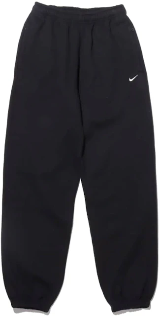 NikeLab Women's Solo Swoosh Fleece Sweatpants (Asia Sizing) Black ...