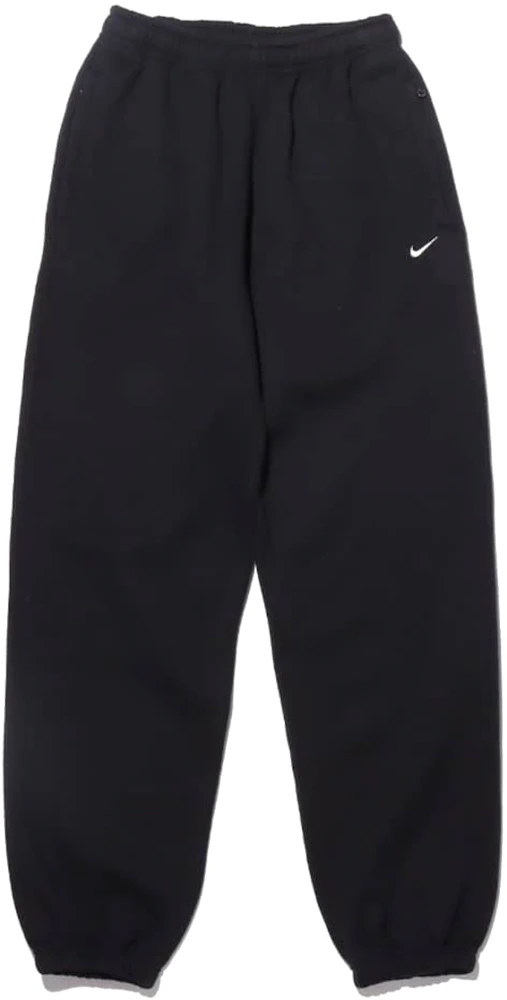 NikeLab Women's Solo Swoosh Fleece Sweatpants (Asia Sizing) Black