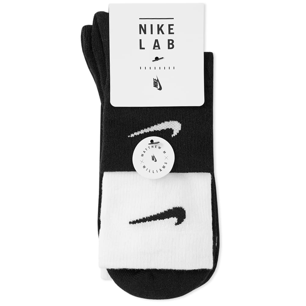 Nikelab x MMW Double Layer Socks Black - SS18 - US