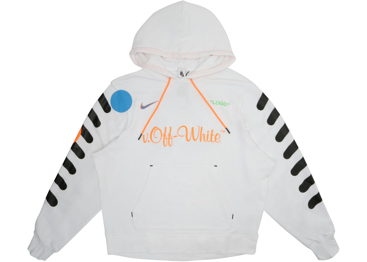 Nikelab X Off White Mercurial Nrg X Hoodie White Ss18