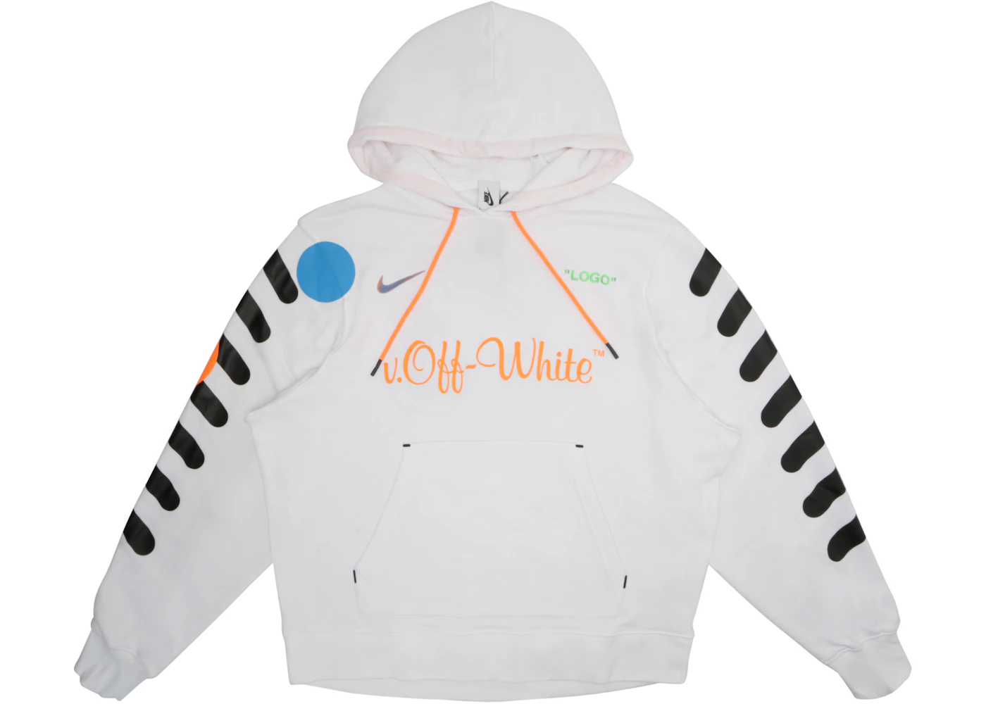 Nikelab x OFF-WHITE Mercurial NRG X Hoodie White Men's - SS18 - US