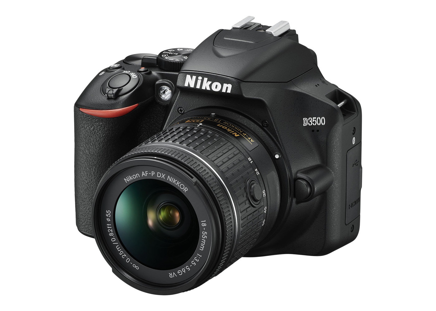 Nikon D3500 24.2MP DSLR Camera with AF-P DX NIKKOR 18-55mm f/3.5 ...