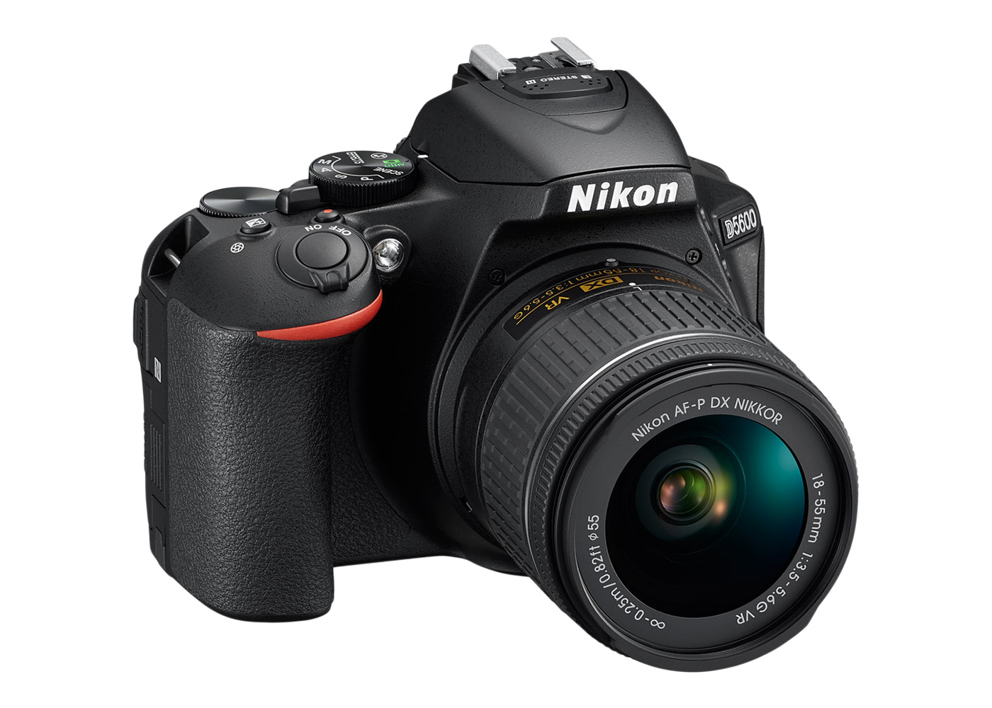 Nikon D5600 24.2MP DX-Format Digital SLR Camera w/ AF-P 18-55mm f ...