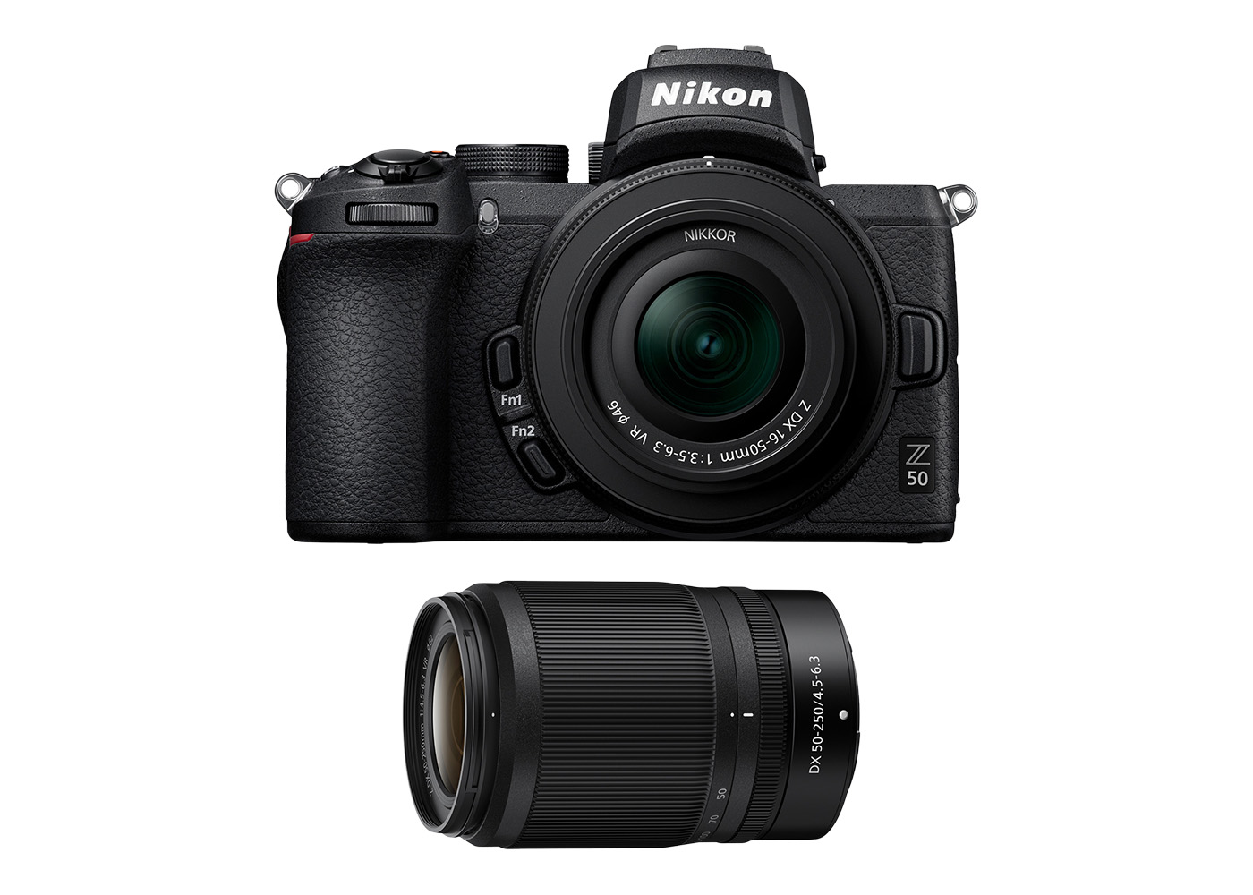 Nikon Z 50 DX-format Mirrorless Camera w/ NIKKOR Z DX 16-50mm & 50-250mm VR  Lens 1632