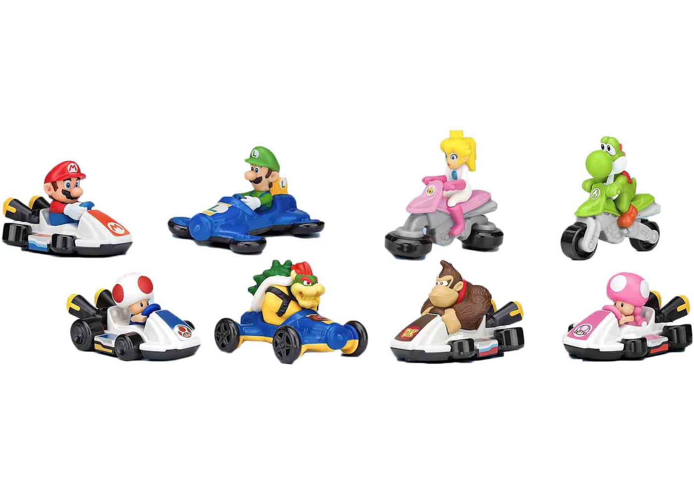 Nintendo 2022 Mario Kart McDonalds Happy Meal Toy Set of 8 US