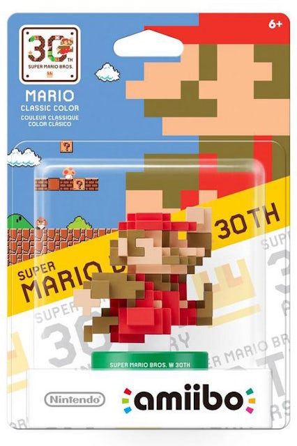 AMIIBO Mario & Yoshi Green Nintendo Switch Mario Waving 30th Anniv. Lot of 3