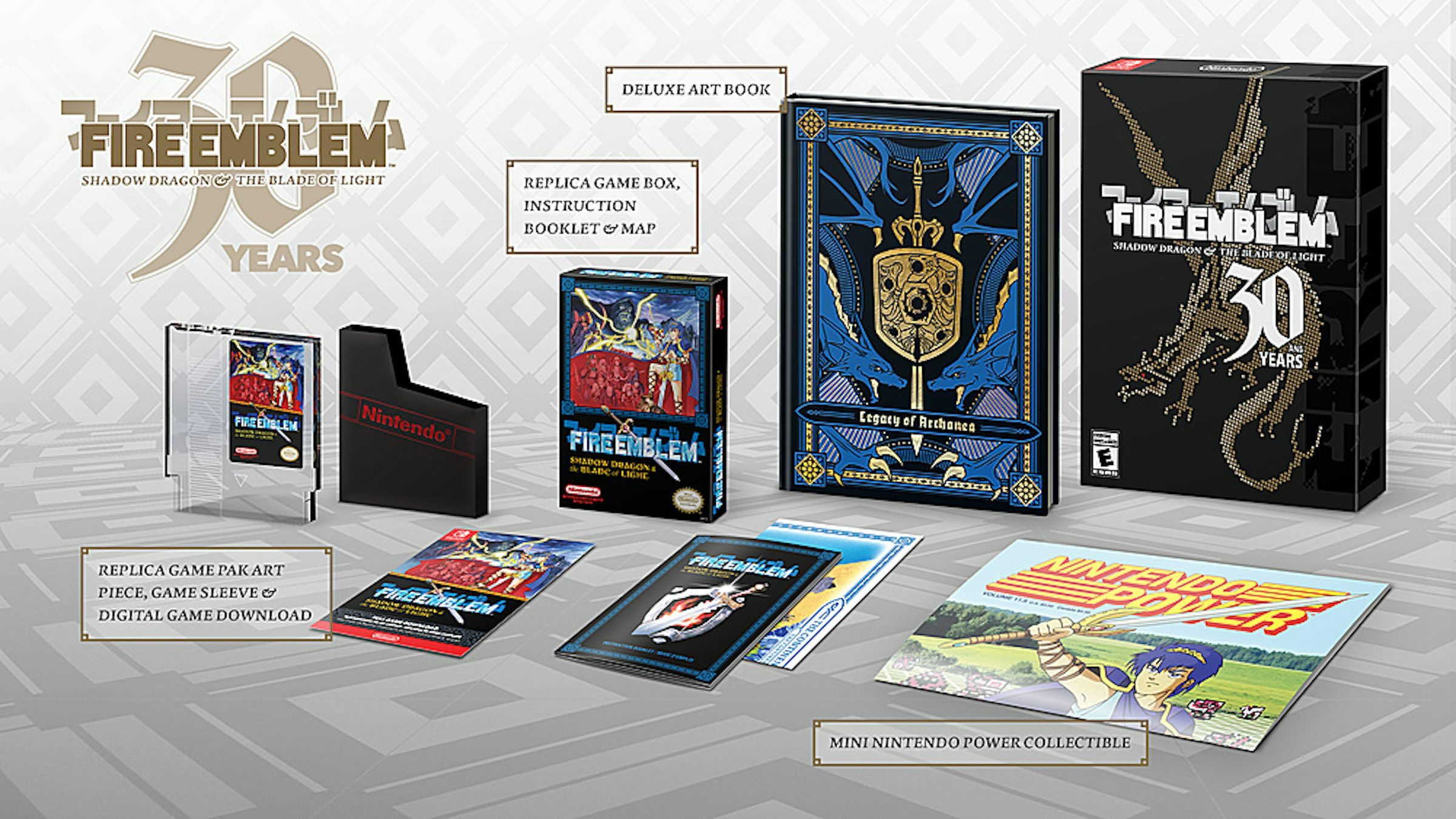 Nintendo Fire Emblem 30th Anniversary - US Edition Game Video Bundle