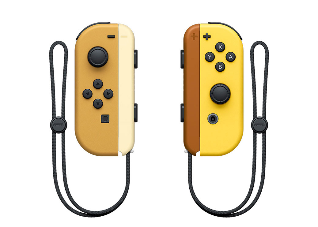 Nintendo Joy-Con Pokemon Let's Go Pikachu/Eevee Controllers - US