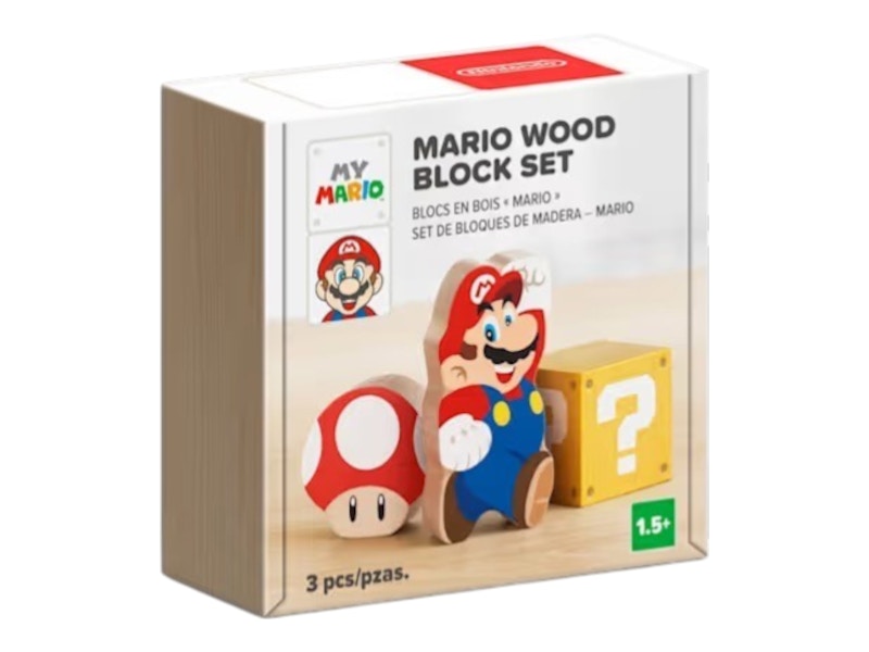 Nintendo Mario (3pc) Wooden Block Set