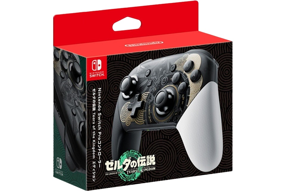 Nintendo Pro Controller Legend of Zelda Tears of the Kingdom Special Edition JPN Version