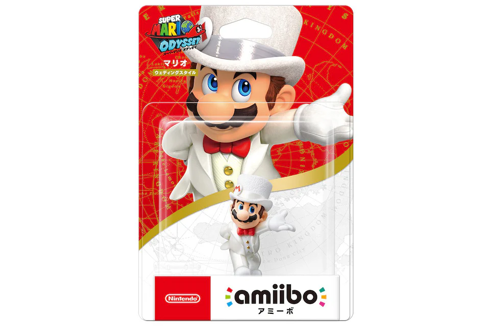 Nintendo Super Mario Odyssey Mario (Wedding Outfit) amiibo
