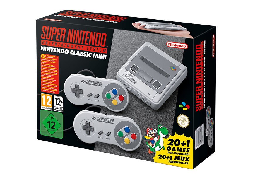 Nintendo Super Nintendo Classic Mini SNES Console EU Plug - JP