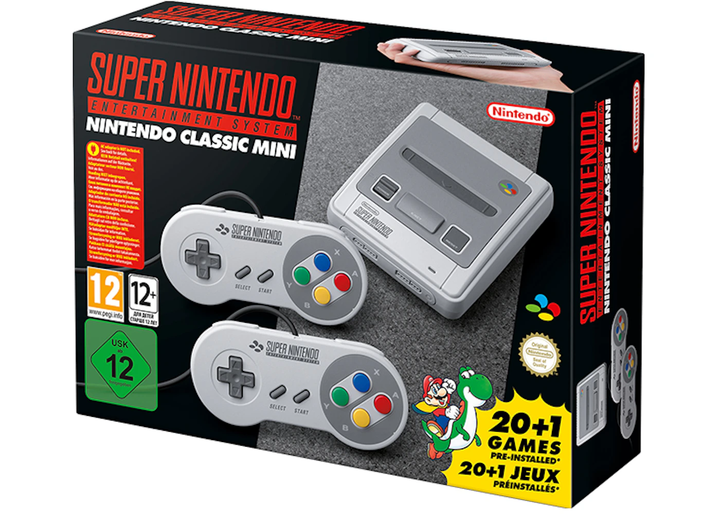 Nintendo Super Nintendo Classic Mini SNES Console EU Plug US