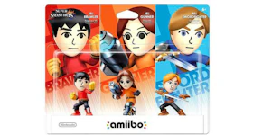 Nintendo Super Smash Bros. Mii Brawler & Mii Gunner & Mii Swordfighter amiibo