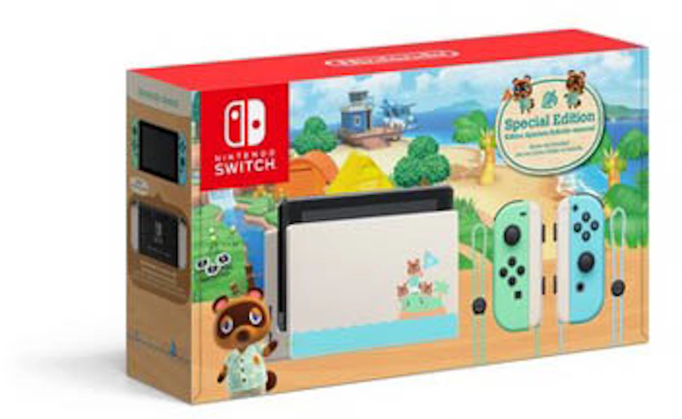 Nintendo Switch Animal Crossing: New Horizons Edition Console HADSKEAAA  Blue/Green - US