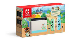 Nintendo Switch Animal Crossing: New Horizons Edition Console HADSKEAAA Blue/Green