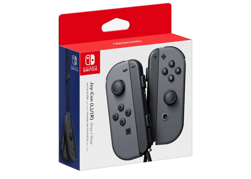 Nintendo Switch Joy-Con (L-R) HACAJAAAA Grey - US