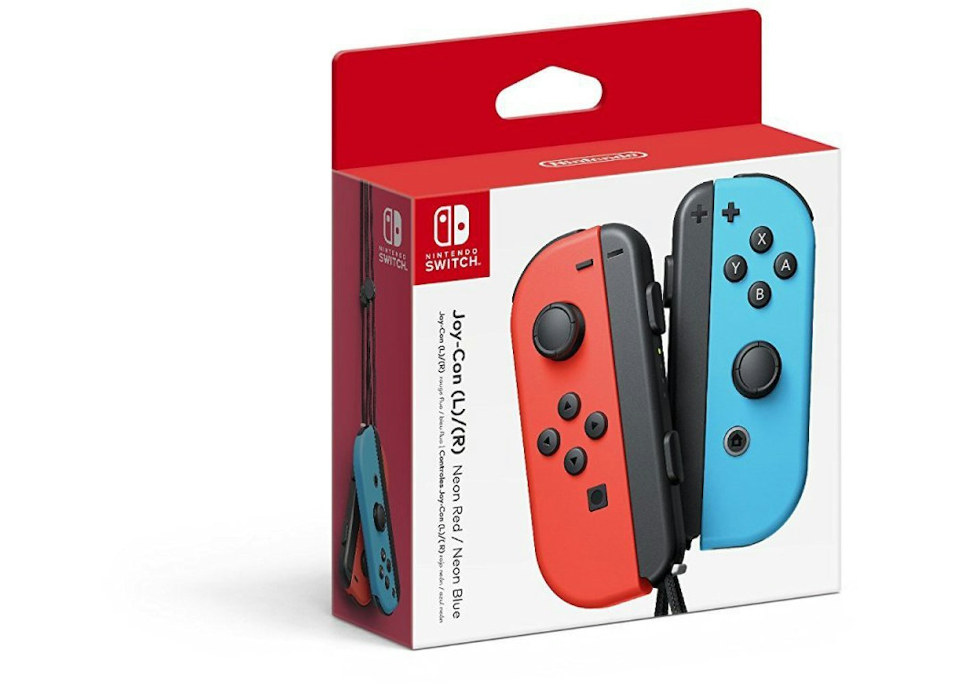 Nintendo Switch Joy Con L R Hacajaeaa Neon Red Neon Blue
