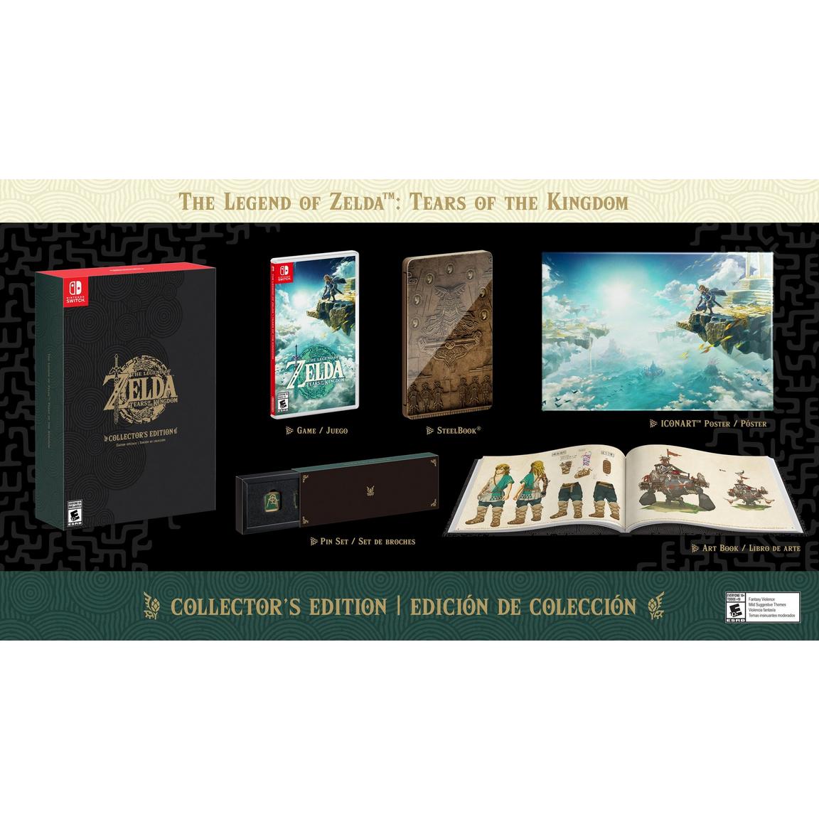 Nintendo The Legend of Zelda Tears of the Kingdom Collector's 