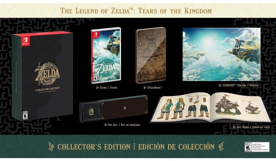 Nintendo Switch Legend of Zelda: Tears of the Kingdom Collector's