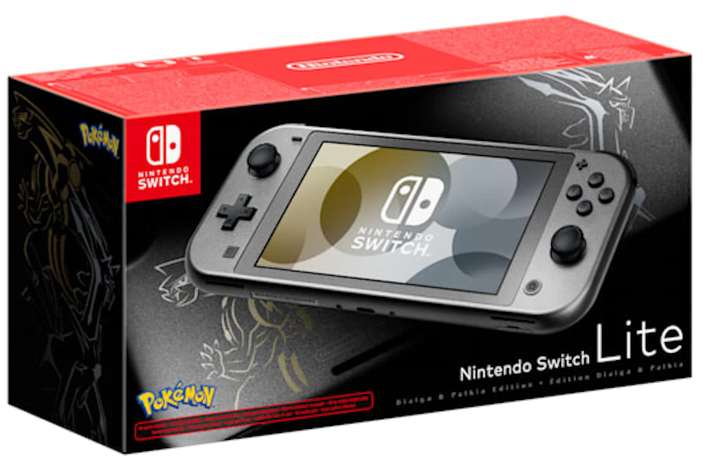 Nintendo Switch Lite Pokemon Dialga & Palkia Edition (US Plug) - GB