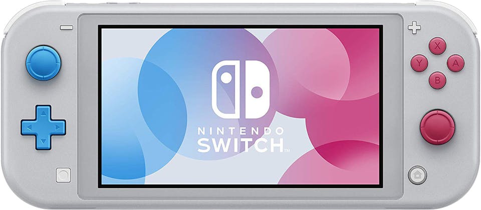 Nintendo Switch Lite Zacian and Zamazenta Pokemon Edition Gray - US Charger  (HDHSGBZAA) - US