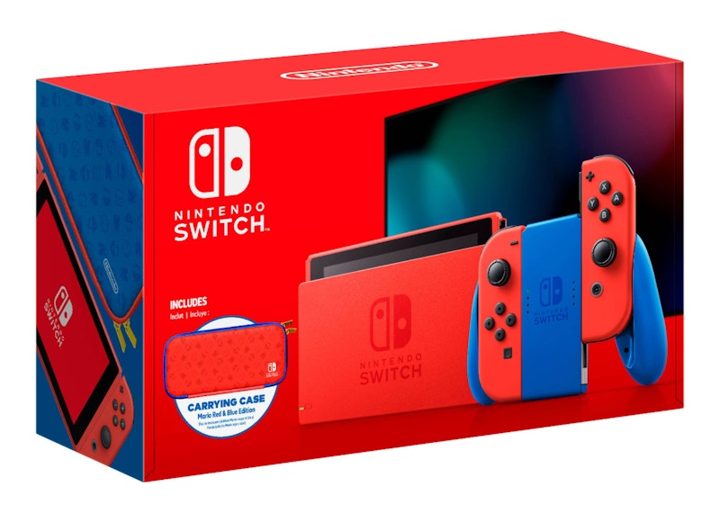 Nintendo Switch Mario Red & Blue Edition Console HADSRAAAF Red 