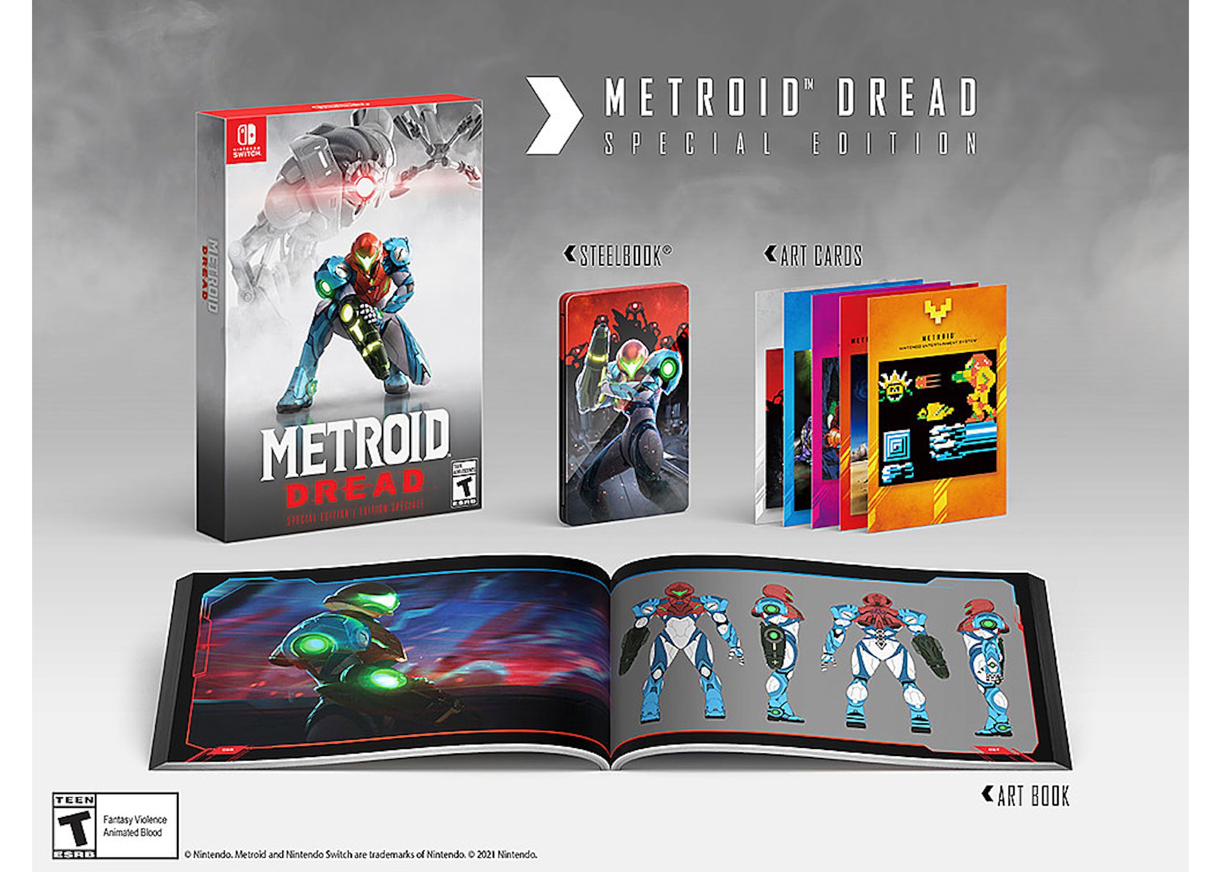 Nintendo Switch Metroid Dread Special Edition Video Game Bundle - IT
