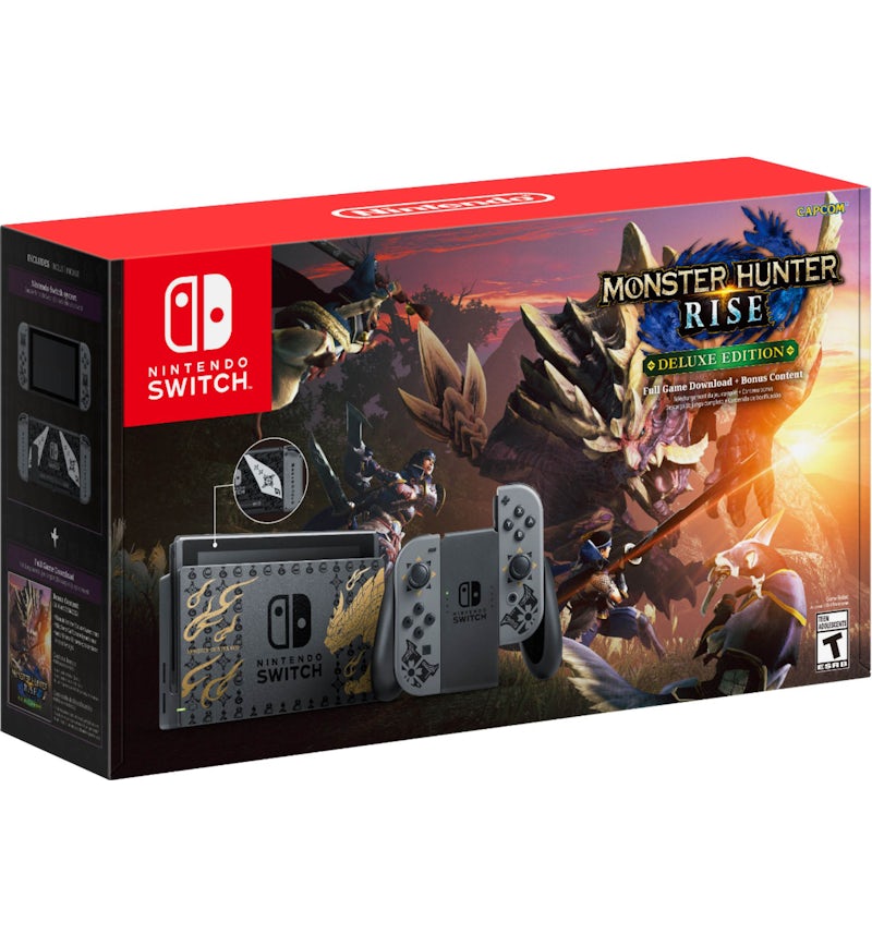 Nintendo Switch Monster Hunter Rise Deluxe Edition System