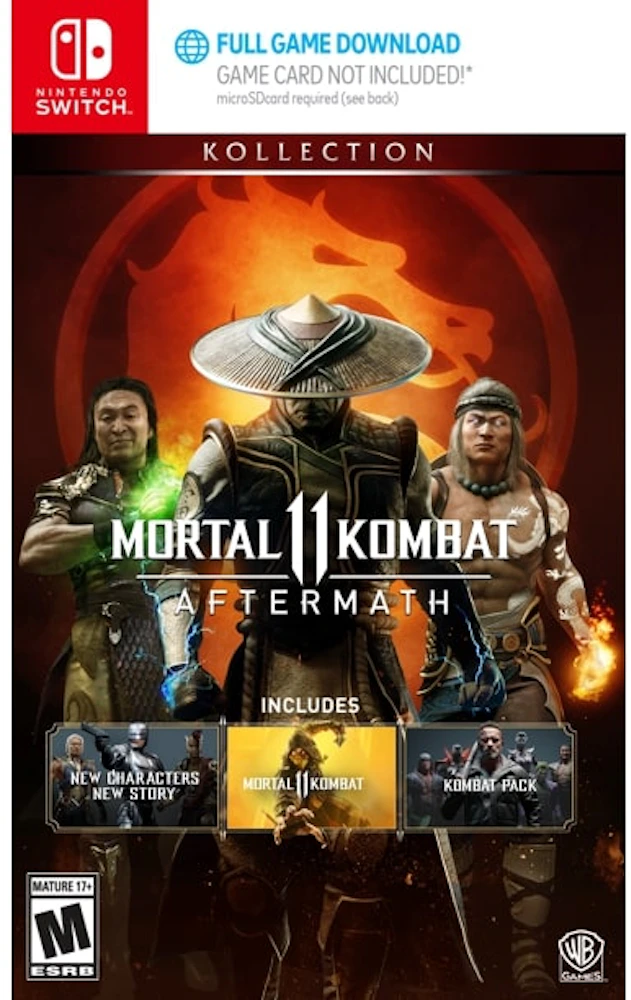 Nintendo Switch Mortal Kombat 11 Aftermath Video Game - US