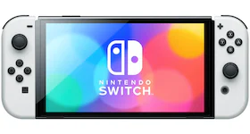 Nintendo Switch (OLED) HEGSKAAAA USZ en blanco