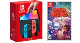 Nintendo Switch OLED with No More Heroes 3 Video Game HEG-S-KABAA-HKG