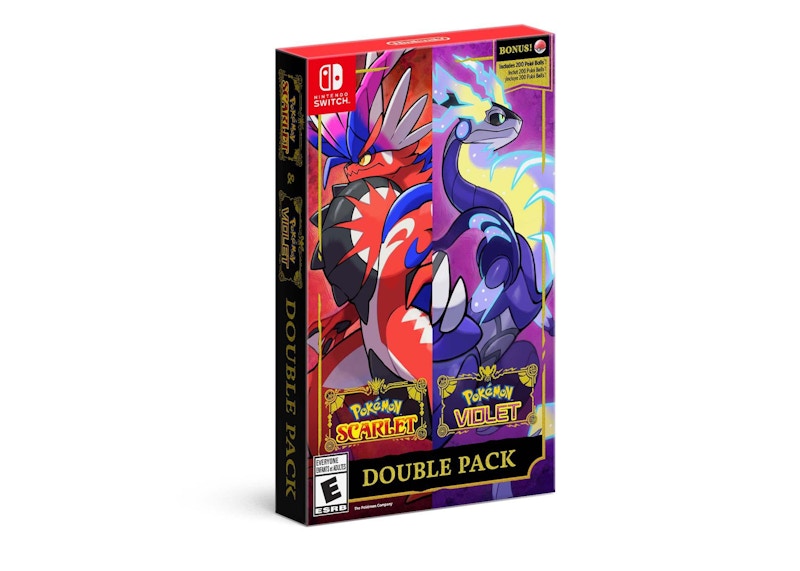 Nintendo Switch Pokemon Violet/Scarlet Double Pack Video Game - US