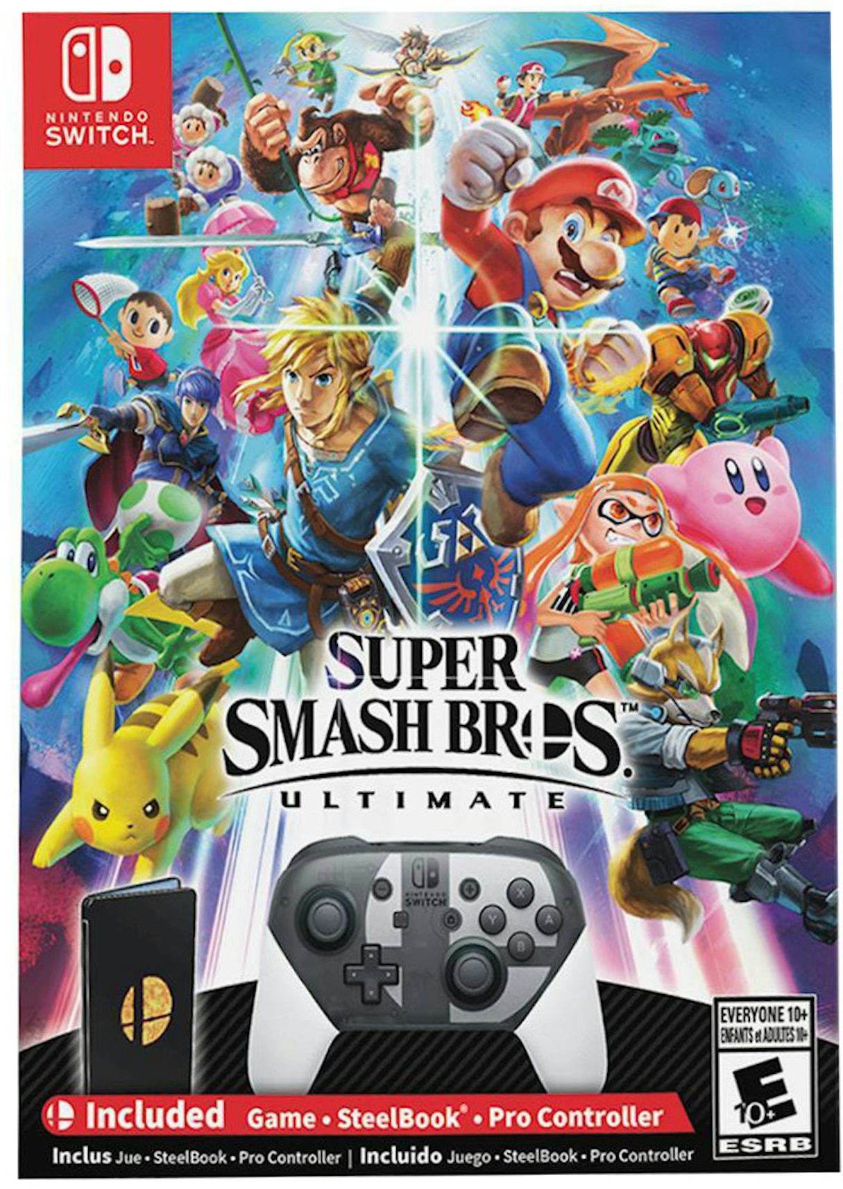 Nintendo Switch Pro Super Smash Bros. Ultimate Edition Controller JPN  Edition - US