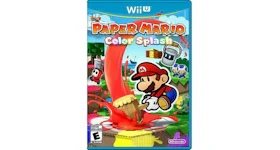 Nintendo Wii U Paper Mario Color Splash Video Game