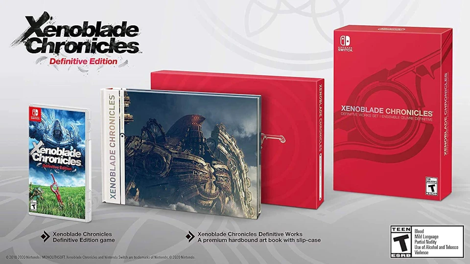 Viaje Resentimiento Contaminar Nintendo Xenoblade Chronicles: Definitive Works Set Video Game Bundle - ES