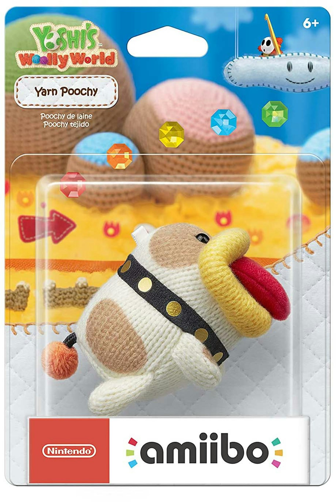violet Overskrift Panda Nintendo Yoshi's Woolly World Yarn Poochy amiibo - US