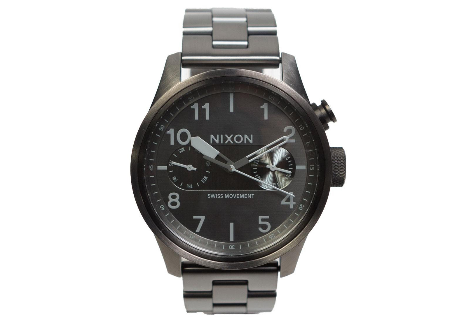 Nixon Safari Deluxe A9762090-00 43mm in Stainless Steel - US