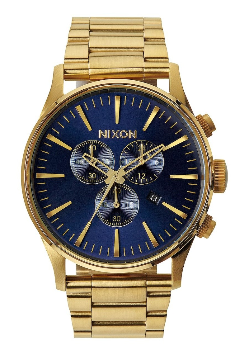 Nixon sentry best sale chrono gold