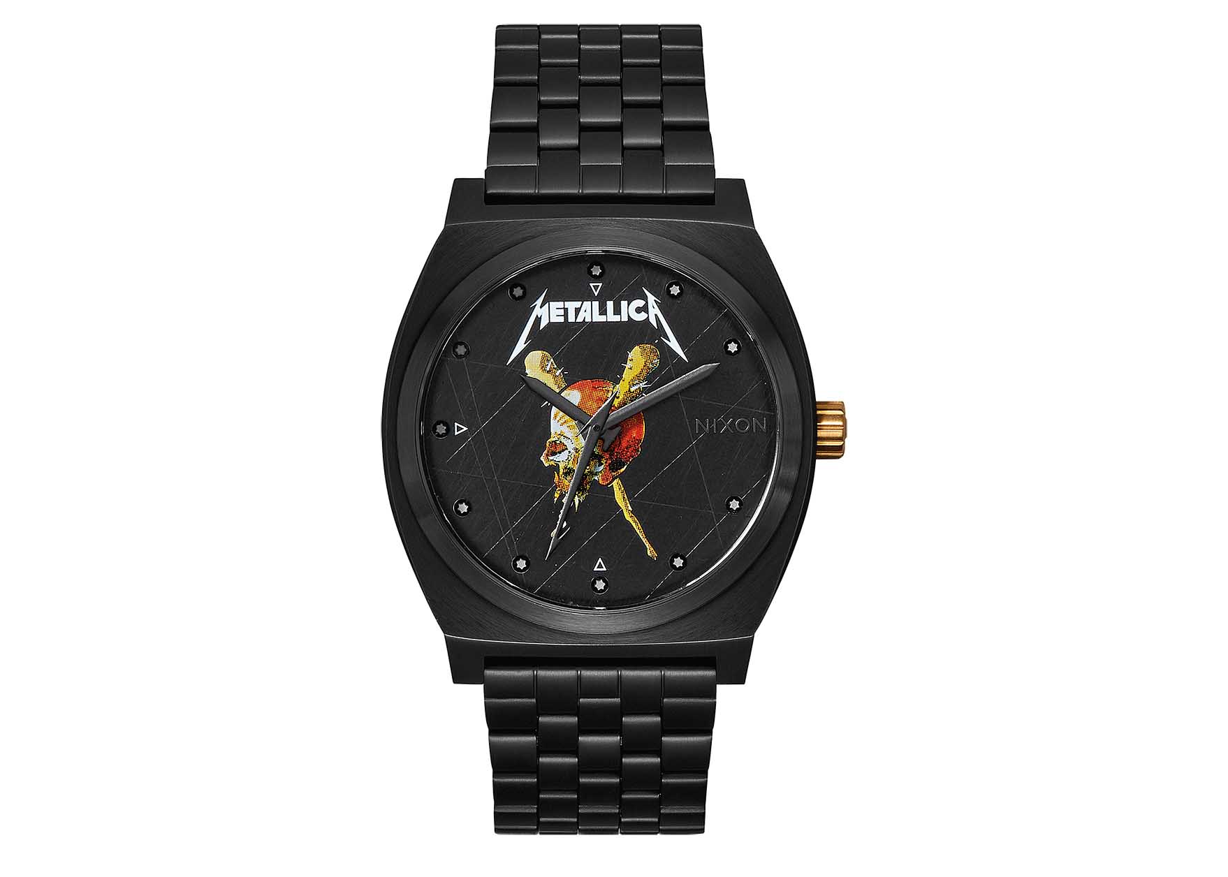 Nixon x Metallica Time Teller A0453108-00 37mm in Stainless Steel - US