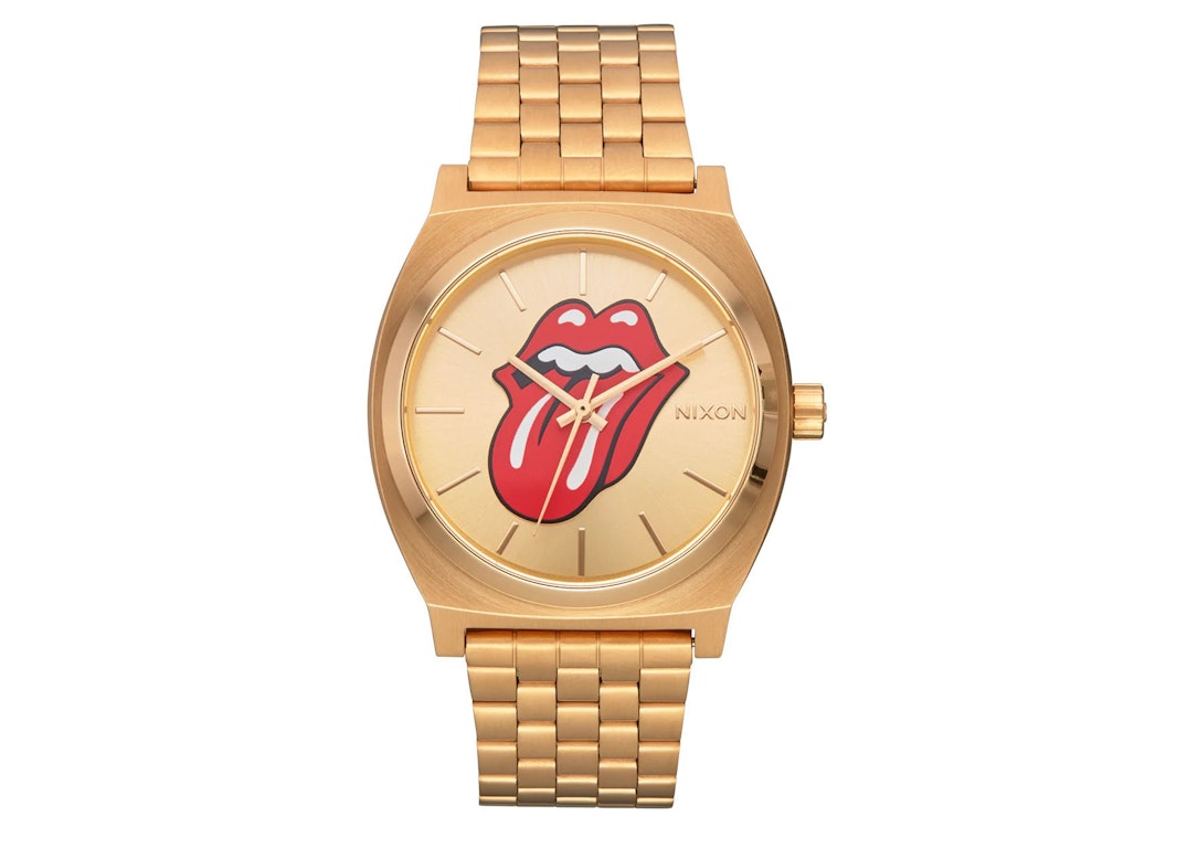 Pre-owned Nixon X Rolling Stones Time Teller A1356-509-00