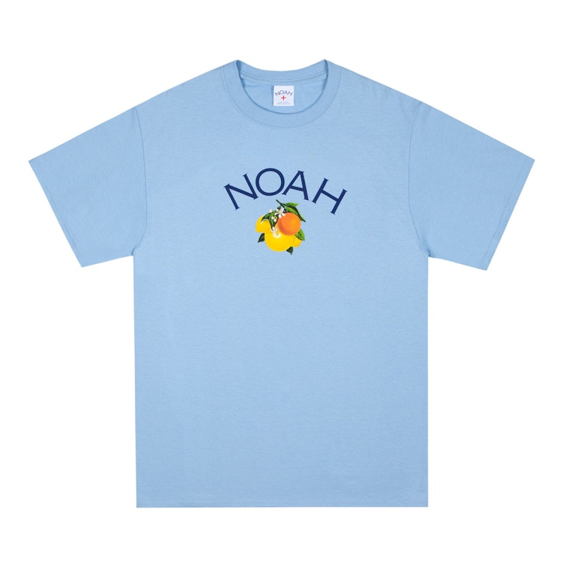 Noah Citrus Core Logo Tee Light Blue