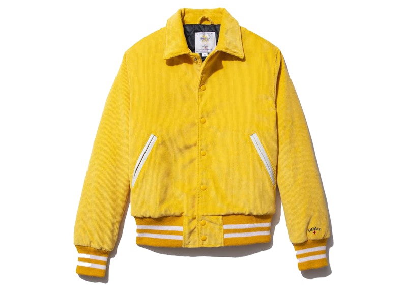 Noah Corduroy Varsity Jacket Lemon Men's - FW21 - US